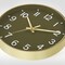 11.8 Inch Gold Frame Wall Clock, Non-Ticking Silent Quartz Clock with Easy-to-Read Large Numbers
